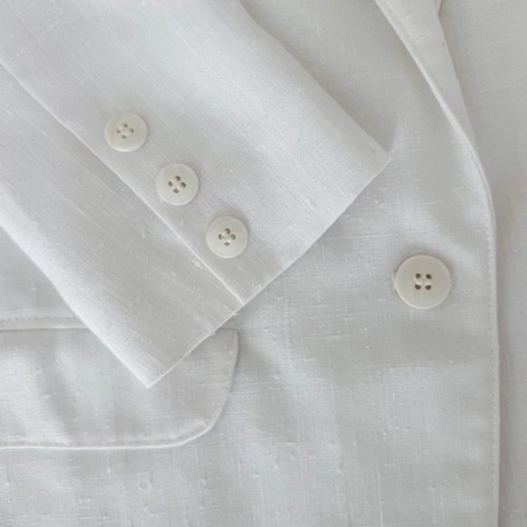 White Linen Style Blazer - Excellent Condition - Picture 7 of 7